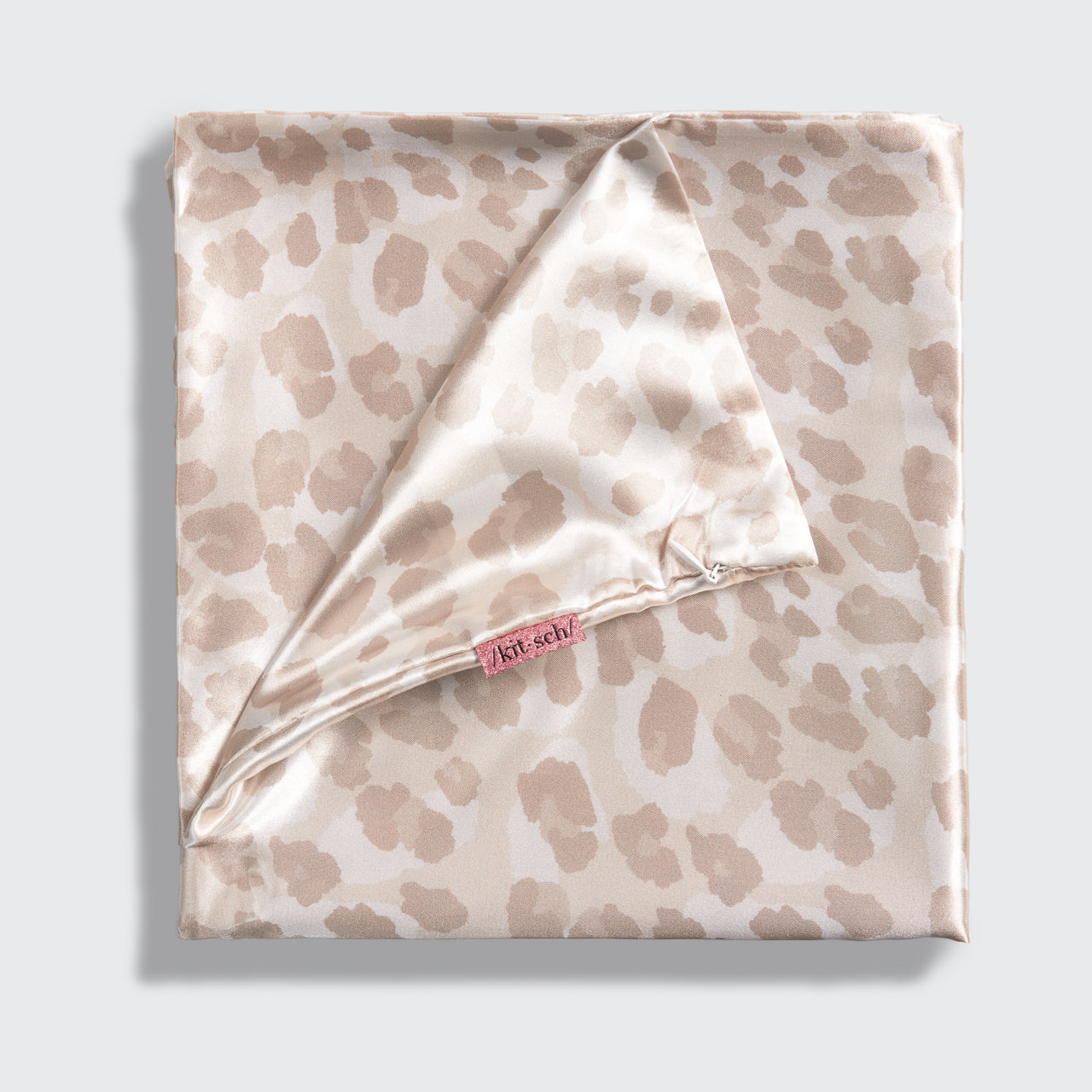Funda de almohada de satén - Leopardo | King