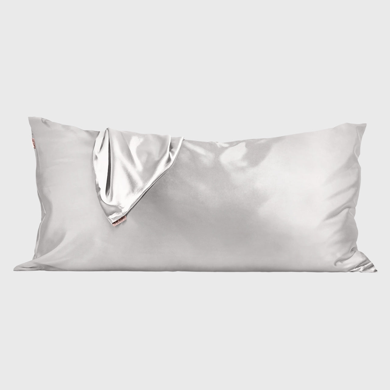 Funda de almohada plateada - King