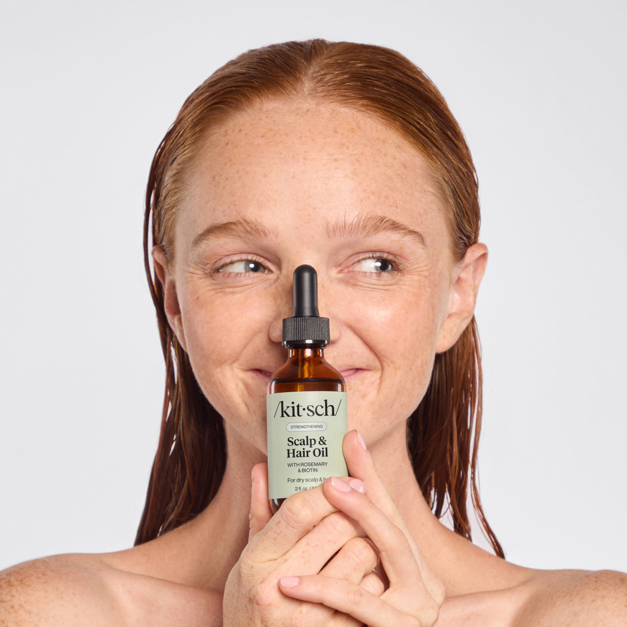 Huile fortifiante pour le cuir chevelu et les cheveux au romarin avec biotine 3 packs