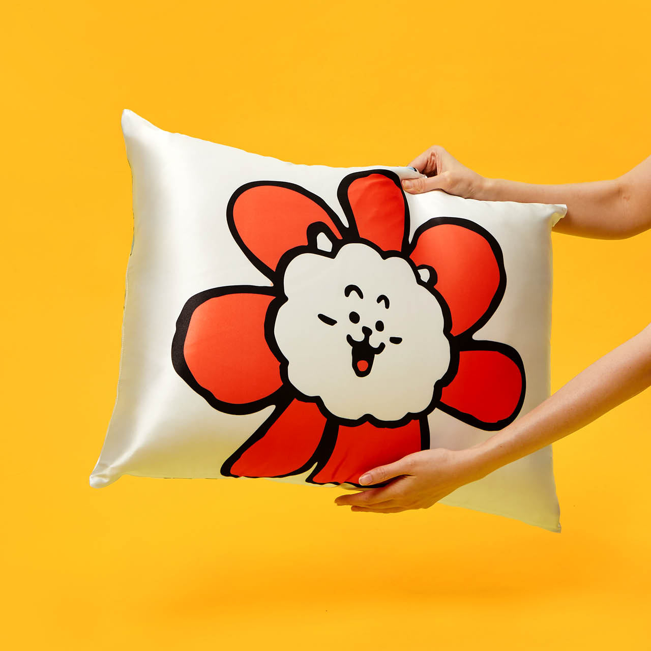 Kitsch x BT21 Satin-Kissenbezug - RJ