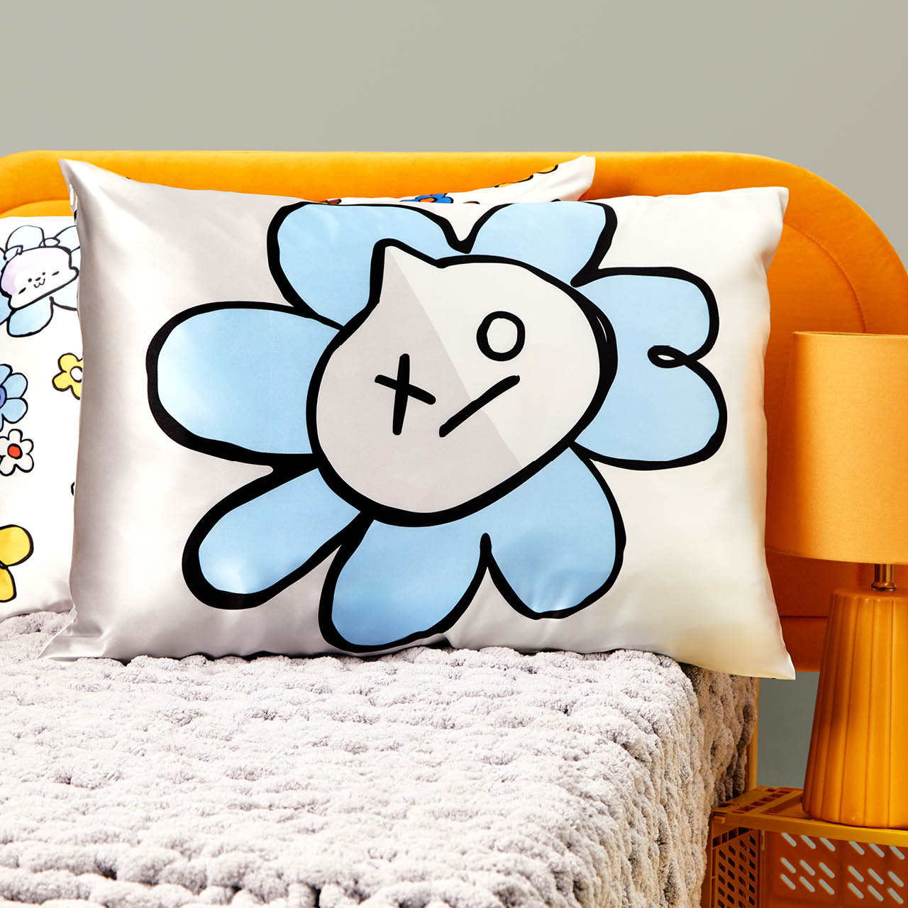 Kitsch x BT21 Satin-Kissenbezug - VAN