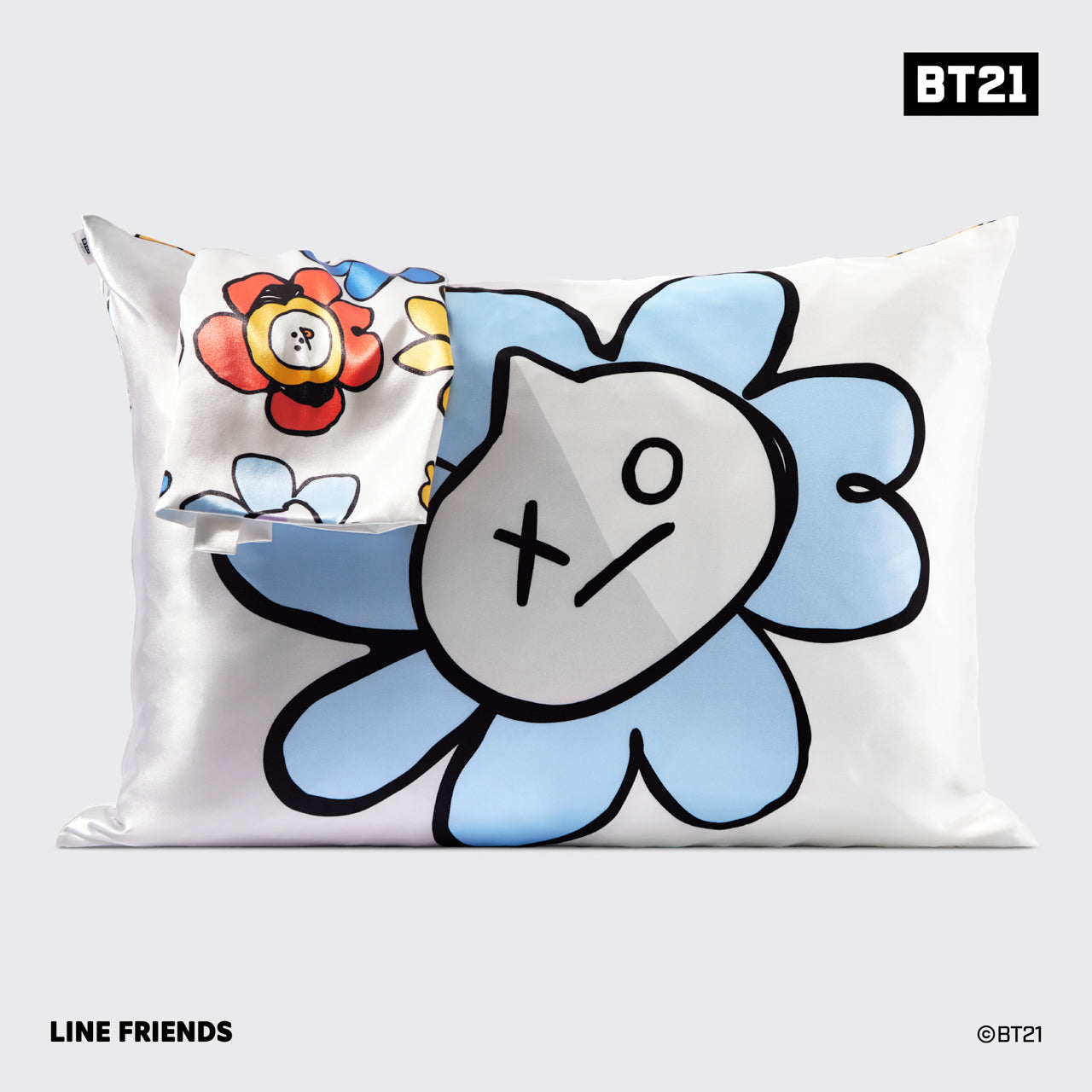 Kitsch x BT21 Satin-Kissenbezug - VAN