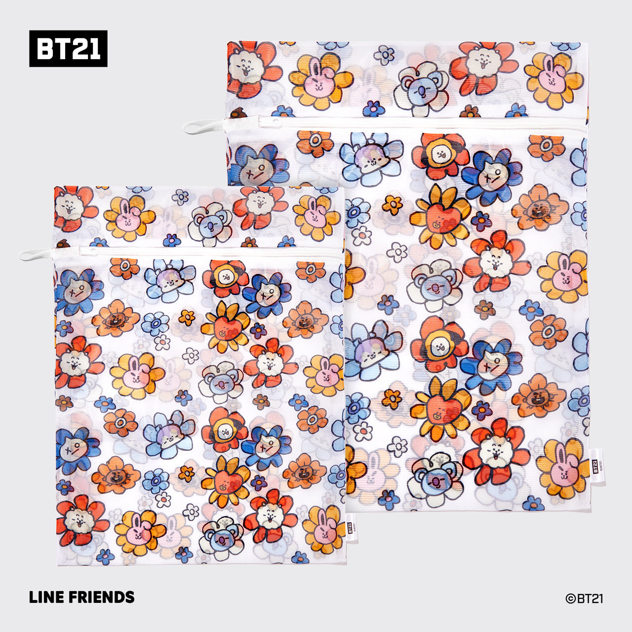 Kitsch x BT21 Ensemble de 2 trousses de toilette UNIVERSTAR