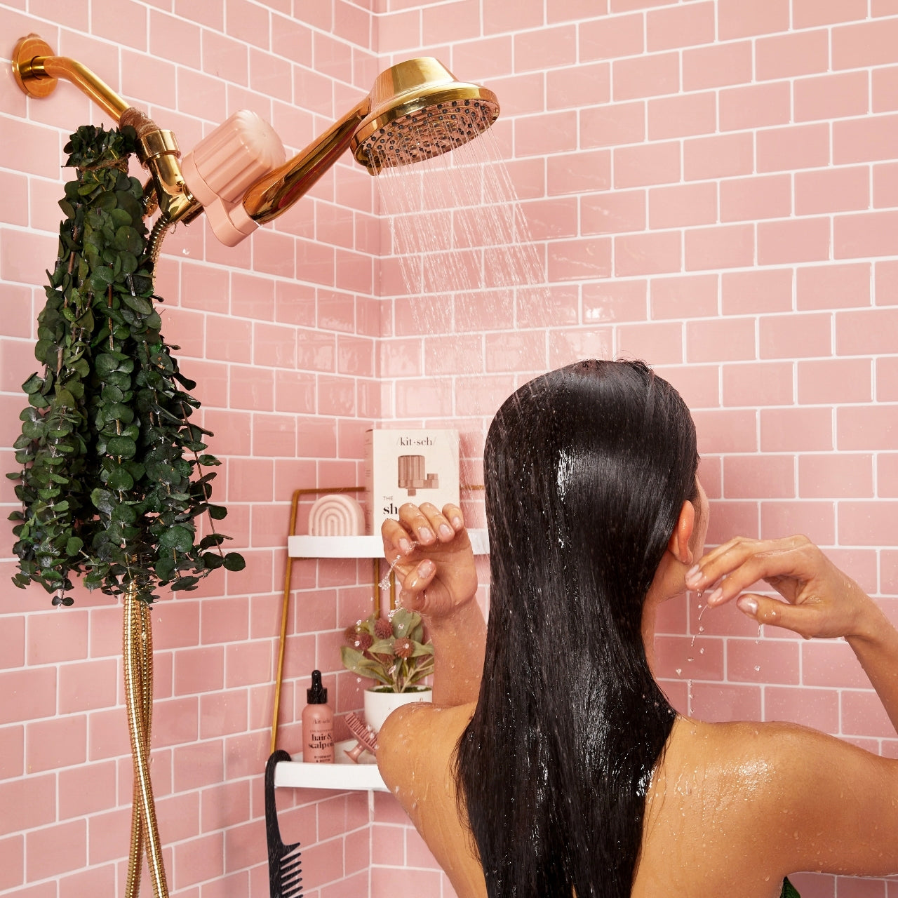 Duschfilter - Terrakotta