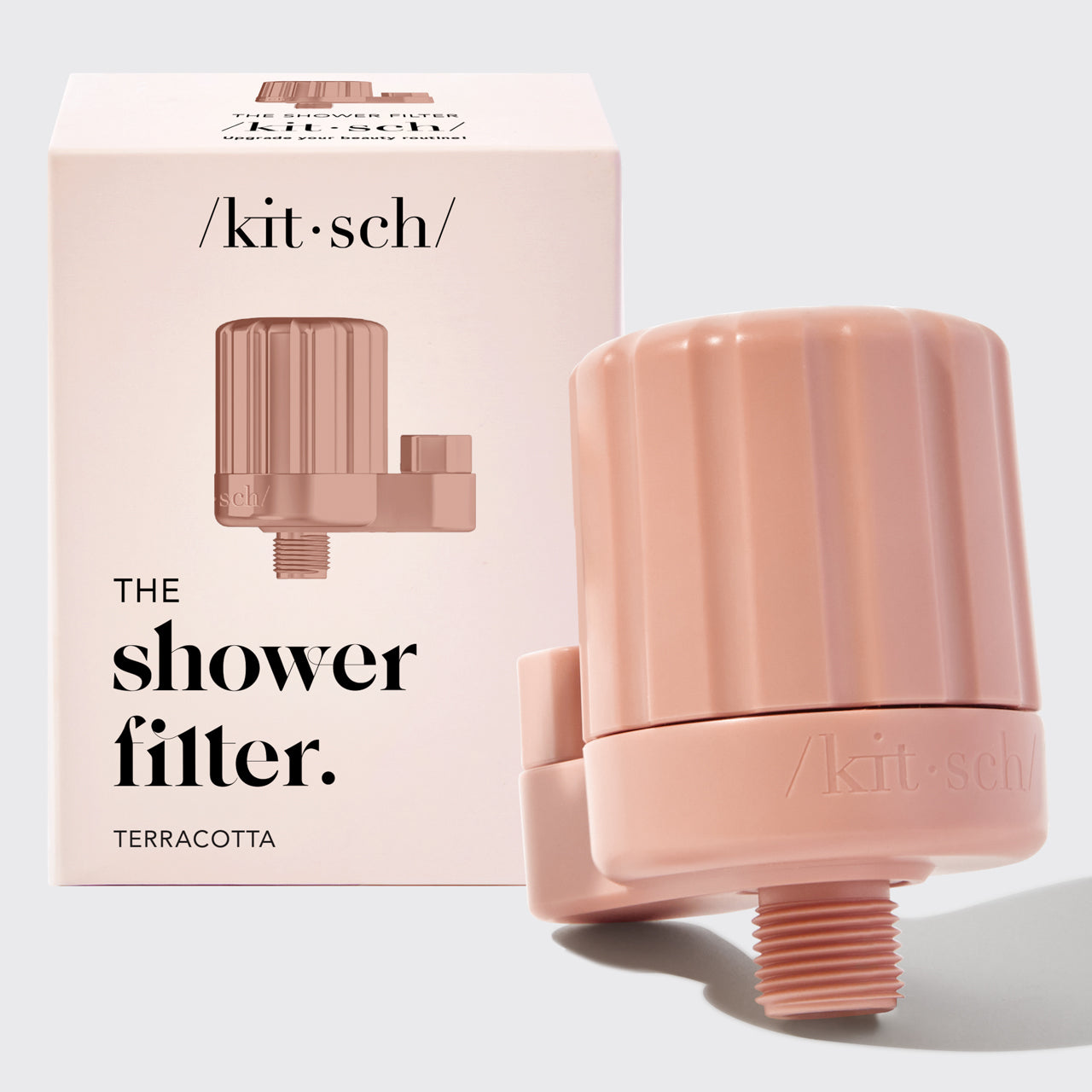Set Filtro de Ducha + Champú y Acondicionador 4uds - Terracota