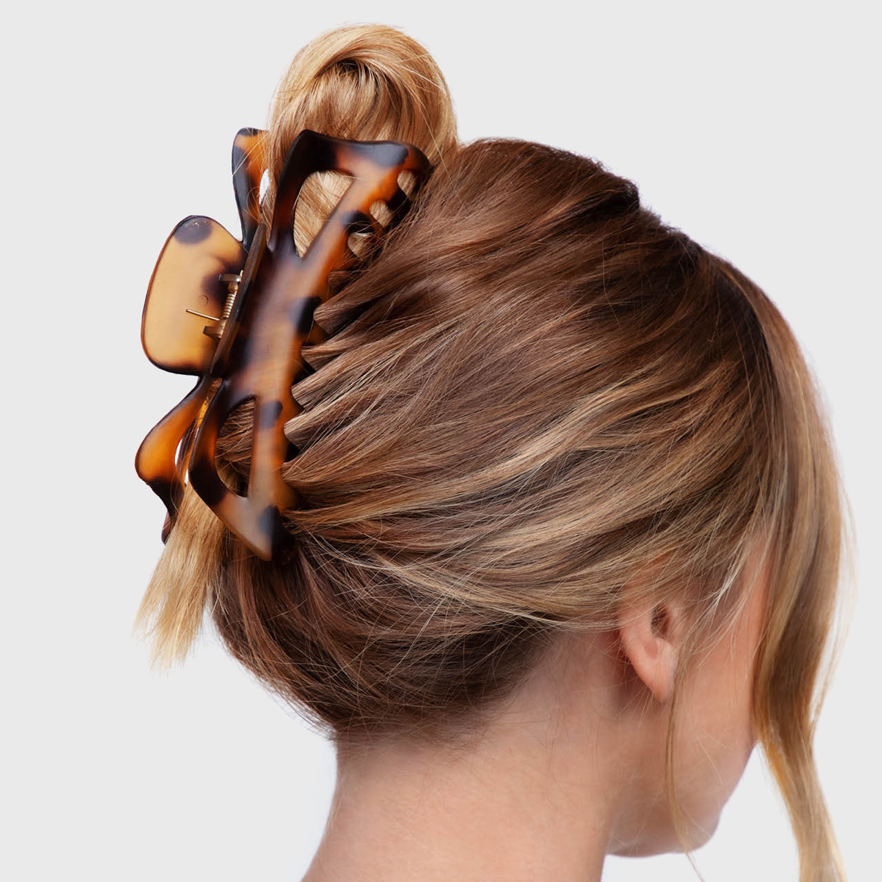 Black & Tort Classic Claw Clips 2pc Set - Jumbo