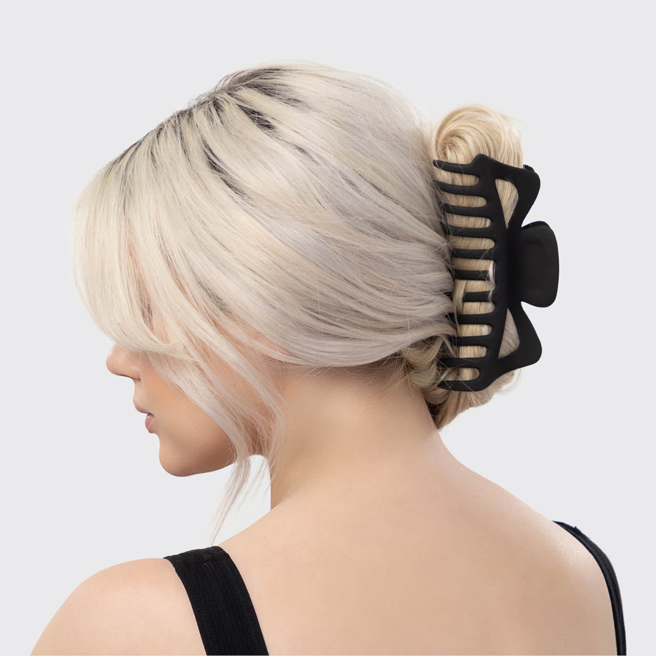 Black & Tort Classic Claw Clips 2pc Set - Jumbo