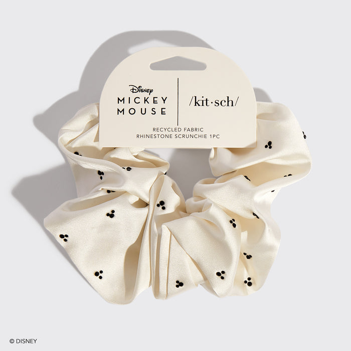 Kitsch x Mickey e Minnie - Scrunchie con strass - Crema