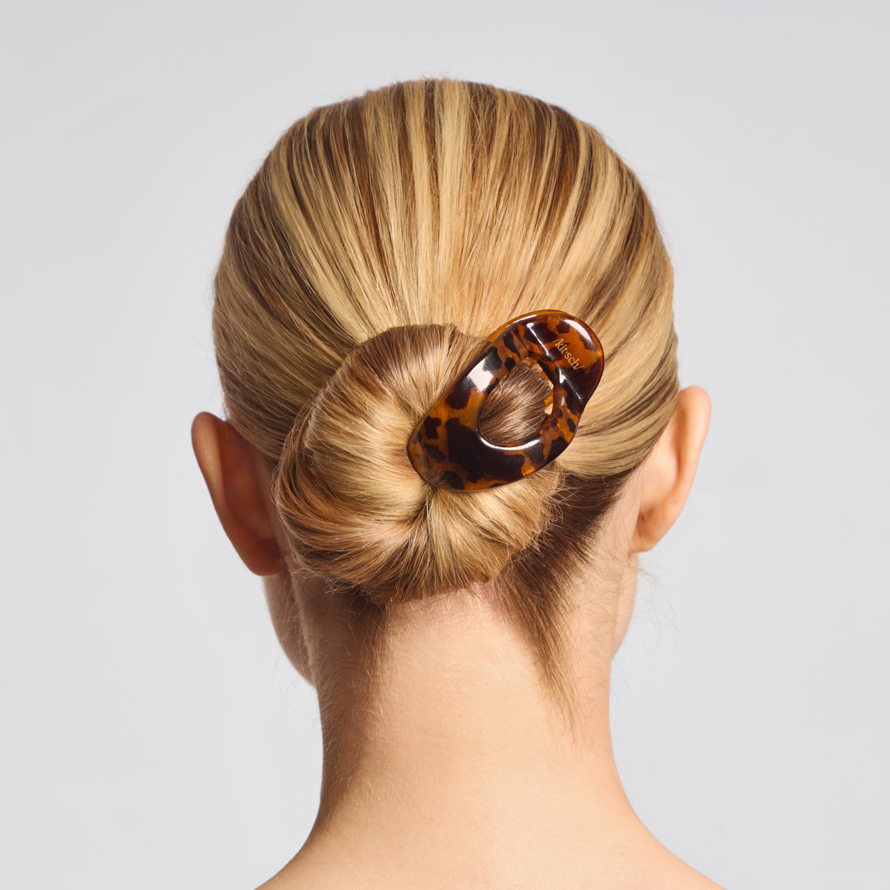 Clip Nube plano carey -  Mediano