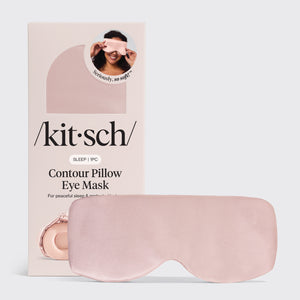 Mascherina contorno occhi effetto cuscino color blush