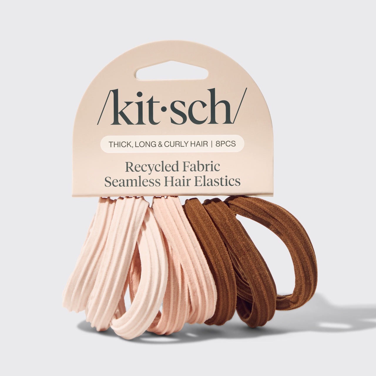 Set di elastici per capelli senza cuciture in palissandro da 8 pezzi