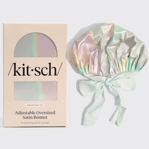 Übergroße Satin-Haube - Aura