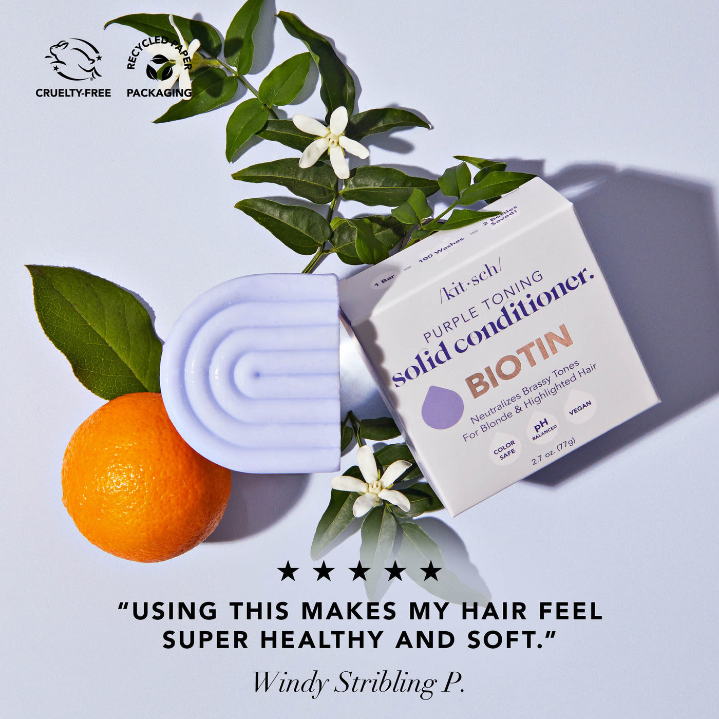 Lila Biotin Shampoo + Spülung Combo