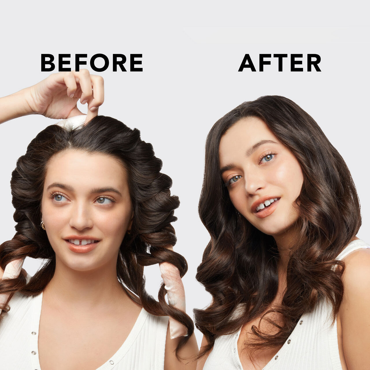Satin-Haarwickler-Set ohne Hitze – Anthrazit