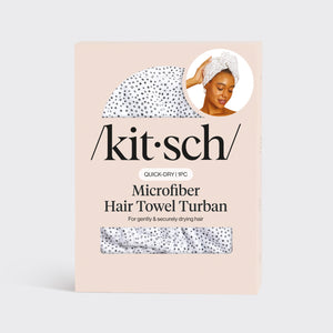 Serviette pour cheveux en microfibre - Micro Dot