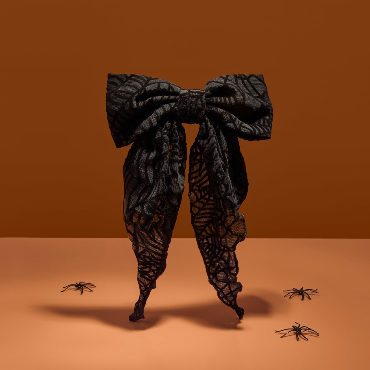 Spiderweb Bow Hair Clip