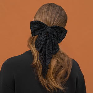 Spiderweb Bow Hair Clip