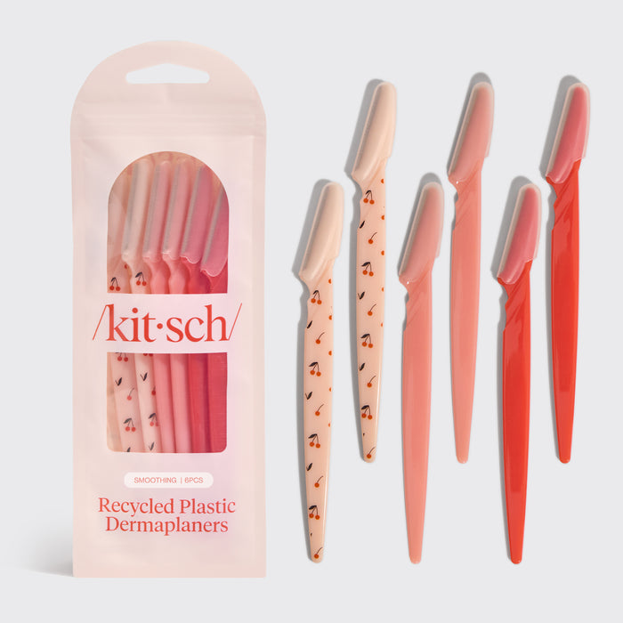 Set di dermaplaner in plastica riciclata da 6 pezzi - Fiori di ciliegio