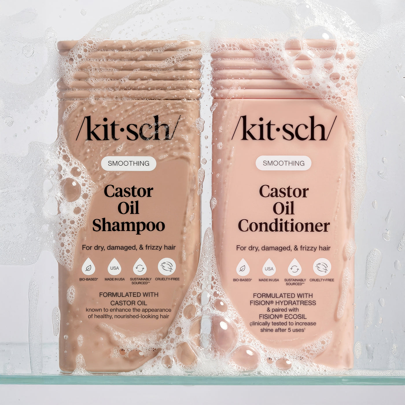 Smoothing Castor Oil Shampoo & Conditioner Combo