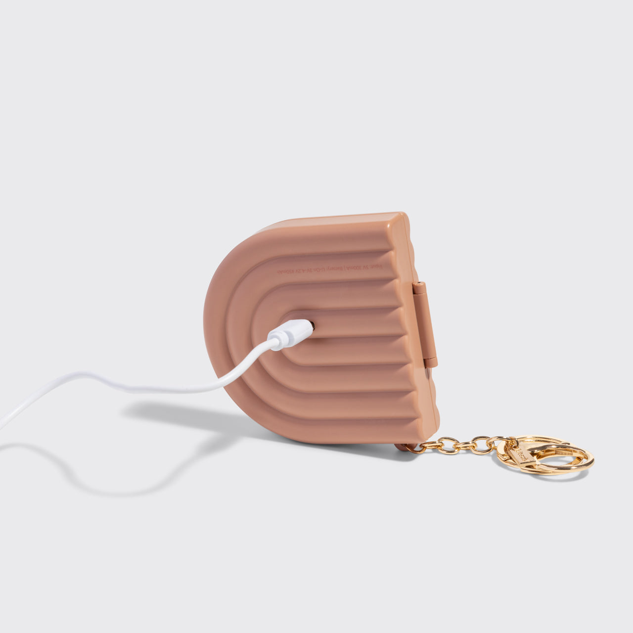 Terracotta Compact Mirror Keychain