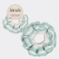 Seafoam Blue Häkel-Scrunchie