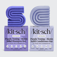 Shampooing et conditionneur violet pour cheveux colorés et gris