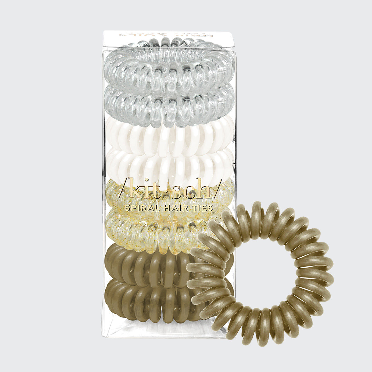 Spirale Haargummis 8 St. - Blond