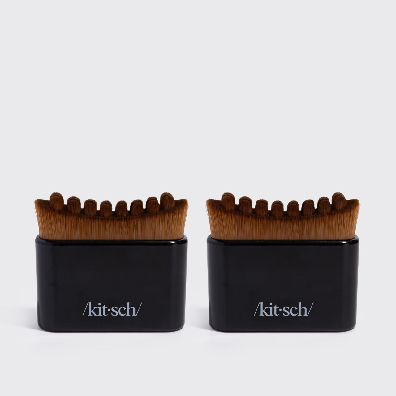 Black Lymphatic Contour Face Brush - 2 Pack