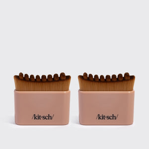 Terracotta Lymphatic Contour Face Brush - 2 Pack