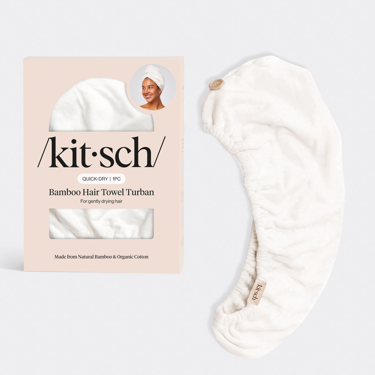 Toalla ecológica blanca