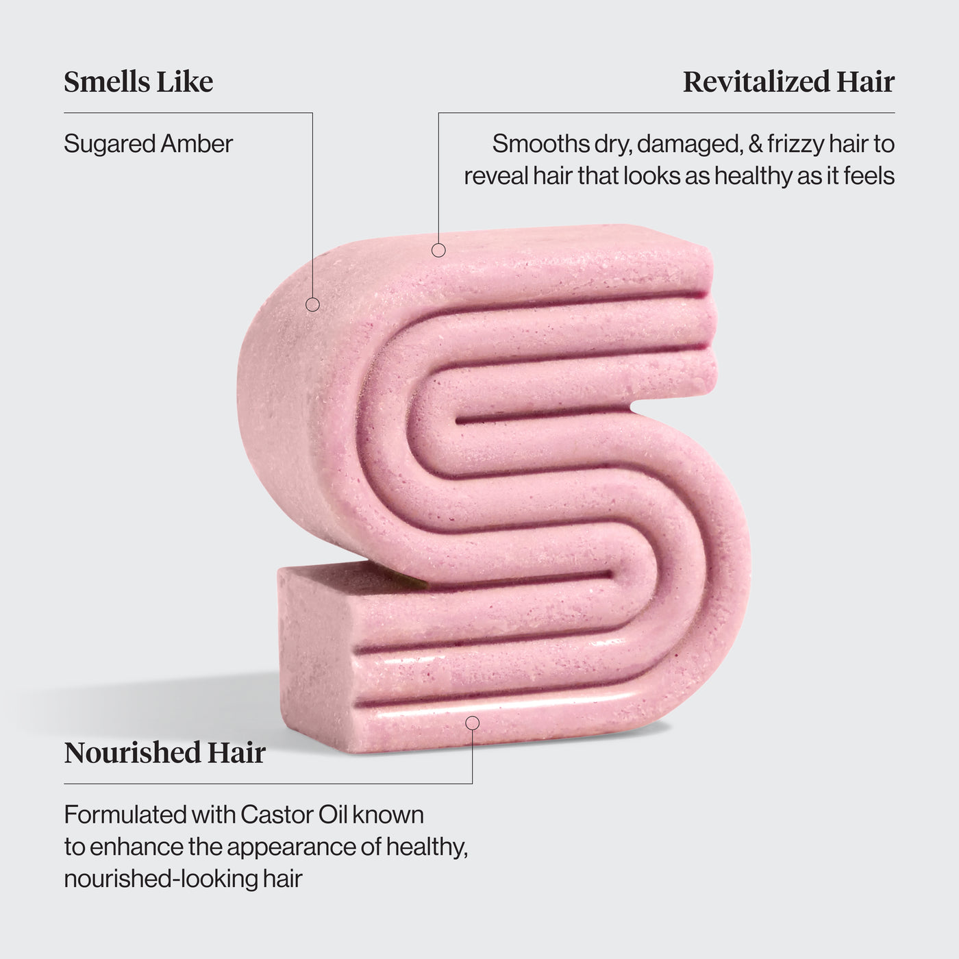 Champú nutritivo en barra de aceite de ricino