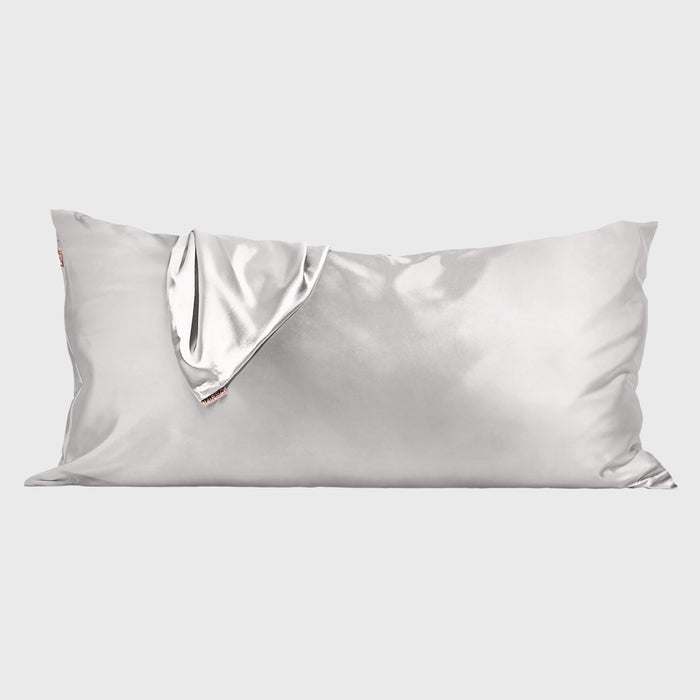 Funda de almohada King Satin - Plata