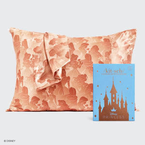 Kitsch x Disney Satin Taie d'oreiller - Princesses Disney