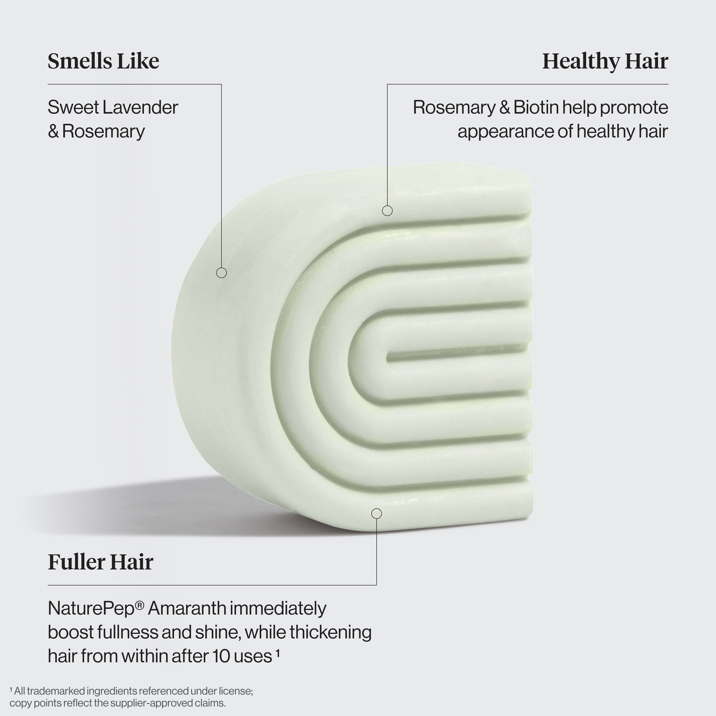 Acondicionador Sólido Voluminizador de Romero y Biotina