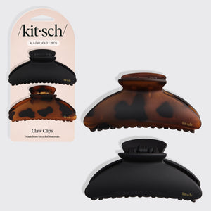 مشابك مخلب متوسطة 2 قطعة - بلاستيك معاد تدويره