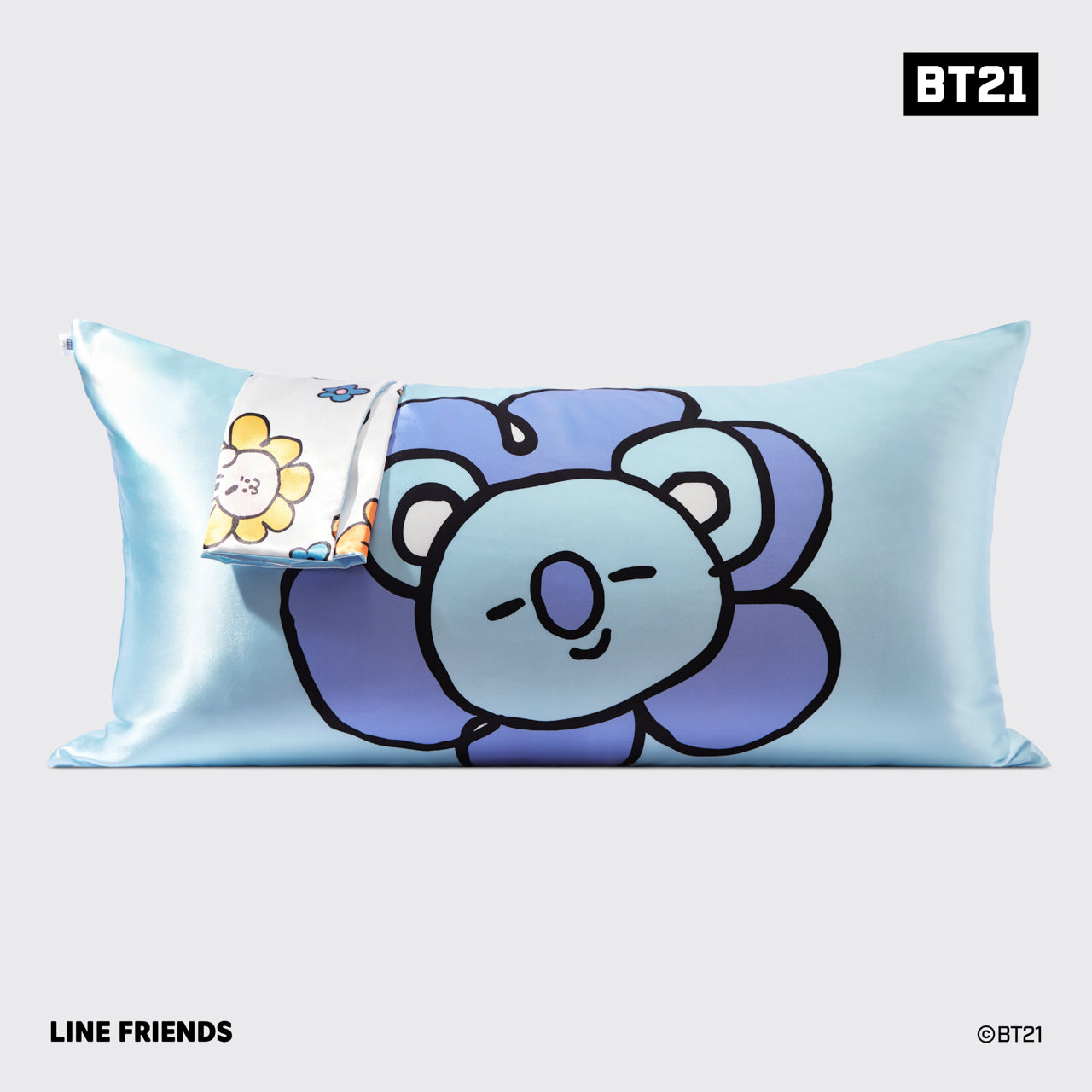 Kitsch x BT21 Taie d'oreiller en satin - KOYA | King