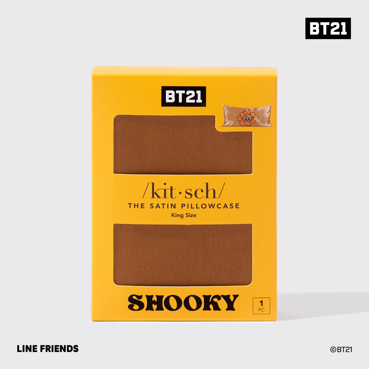 BT21 x Kitsch Funda de almohada - SHOOKY | King