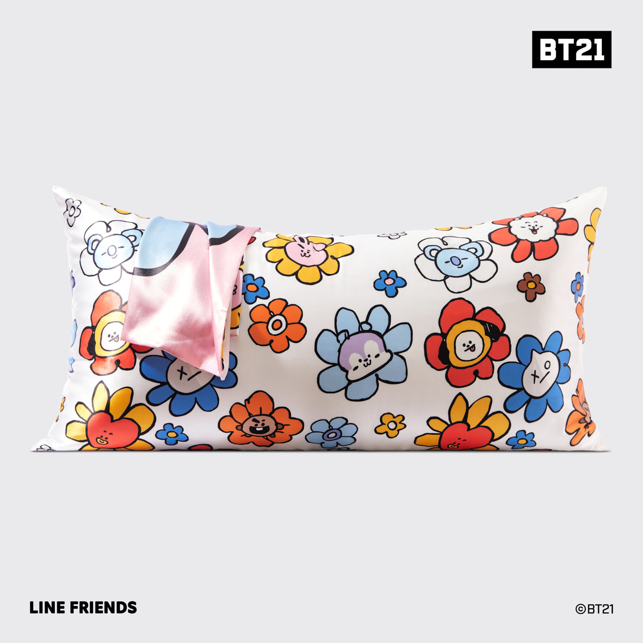 BT21 x Kitsch Funda de almohada COOKY - King
