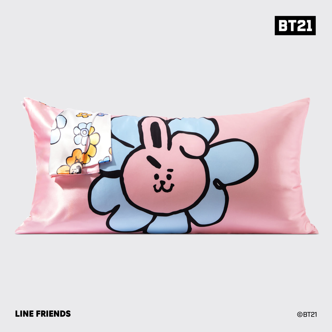 BT21 x Kitsch Funda de almohada COOKY - King