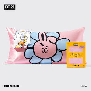 BT21 x Kitsch Funda de almohada COOKY - King