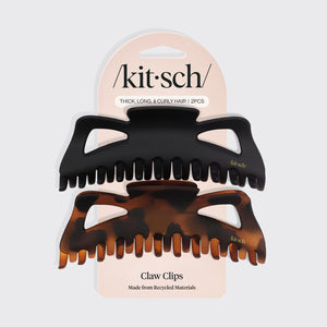 مشابك مخلب جامبو كلاسيك قطعتان - بلاستيك معاد تدويره