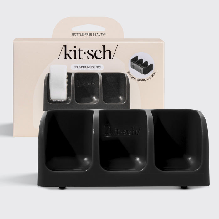 Selbstentleerende Seifenschale - Schwarz