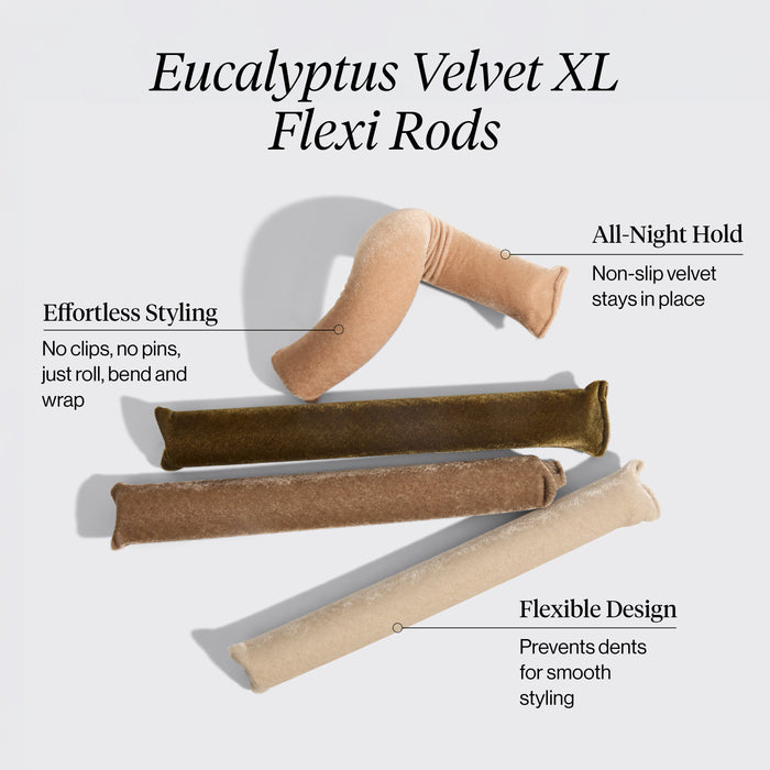 Tiges flexibles Velvet XL  Set 4pc - Eucalyptus