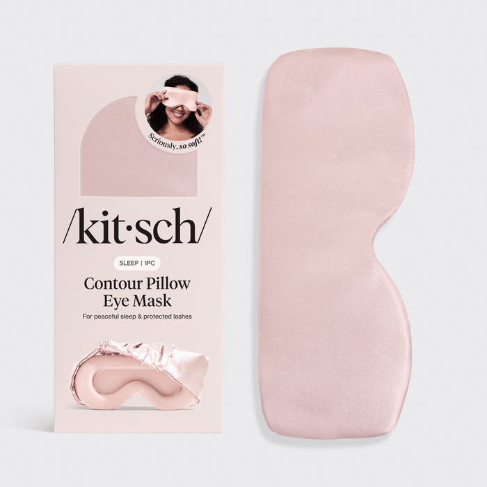 Masque de sommeil contour coussin teinte blush