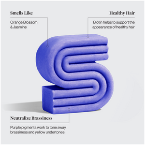 Shampooing tonique violet pour cheveux colorés et gris