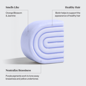 Lila Toning Conditioner Bar für farbbehandeltes & graues Haar