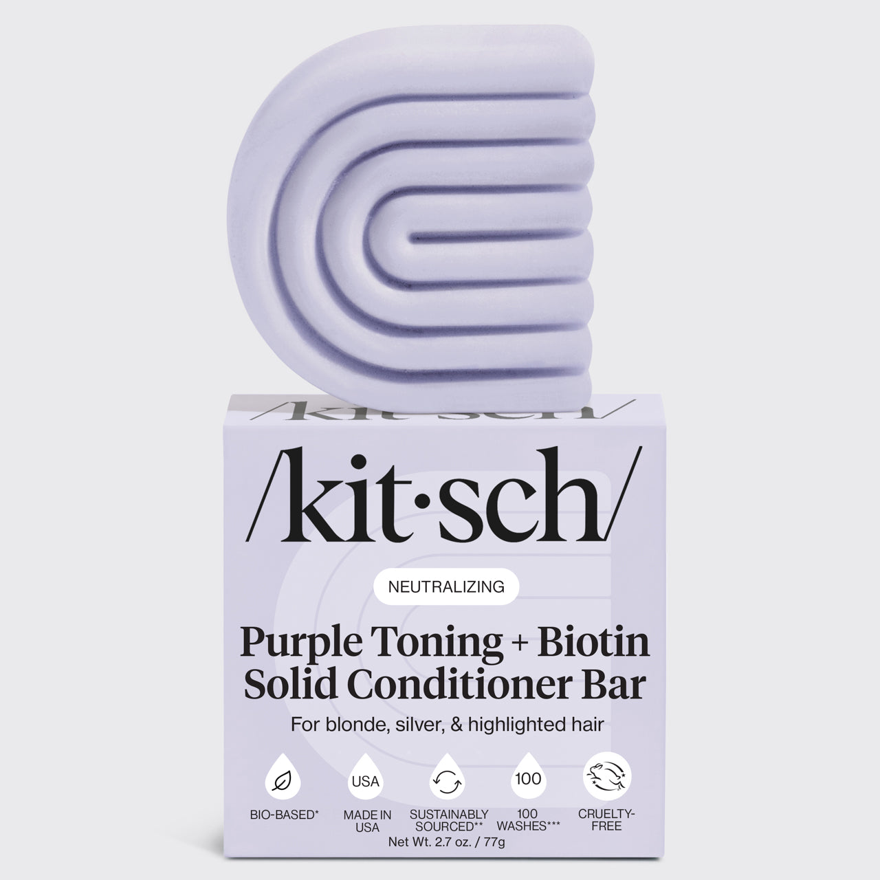 صابونة بلسم أرجوانية اللون للشعر المصبوغ والرمادي