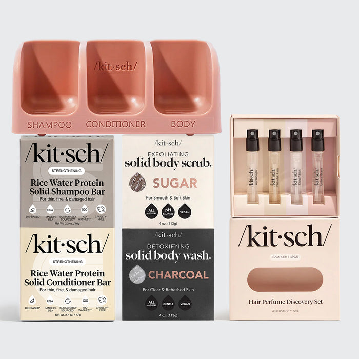 Stellen Sie Ihr Shampoo-Set zusammen – inkl. GRATIS selbstentleerendem Duschkorb