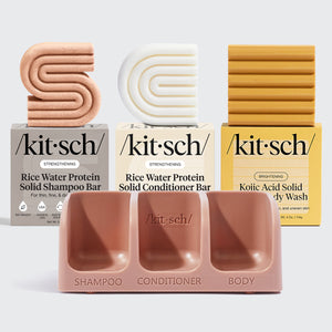 Rice Water Shampoo & Conditioner, Kojic Acid Wash, FREE Terracotta Soap Dish & FREE Shipping