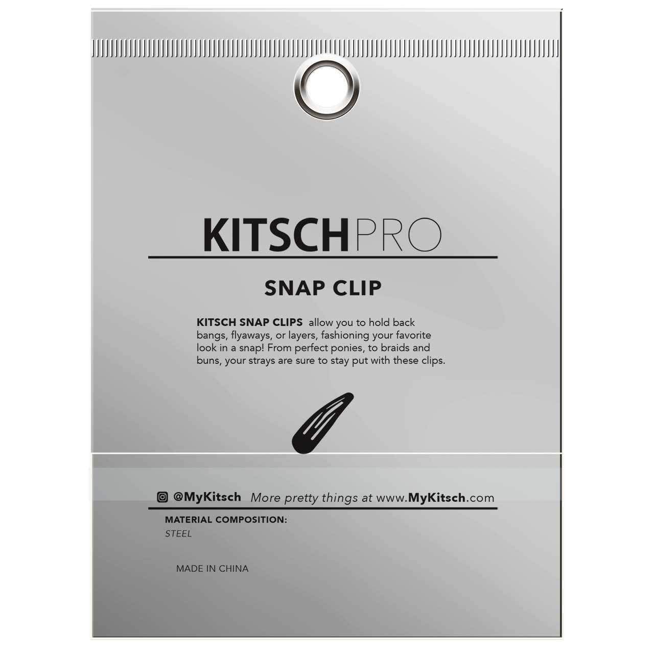 Snap Hair Clips 10pc (Black) Pro Hair KITSCH 